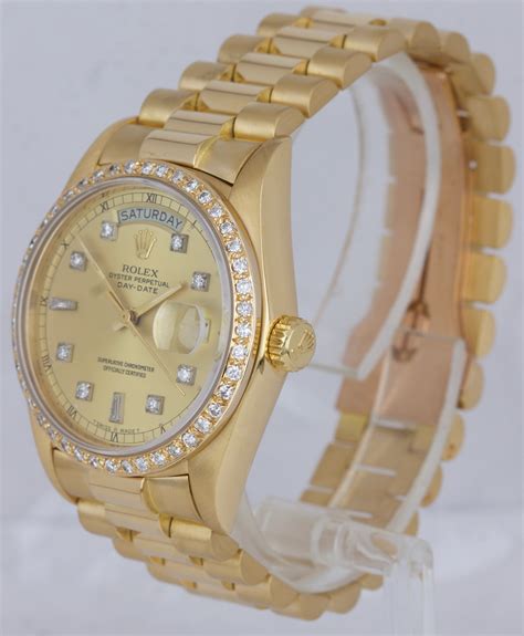 rolex gold day date 36mm.